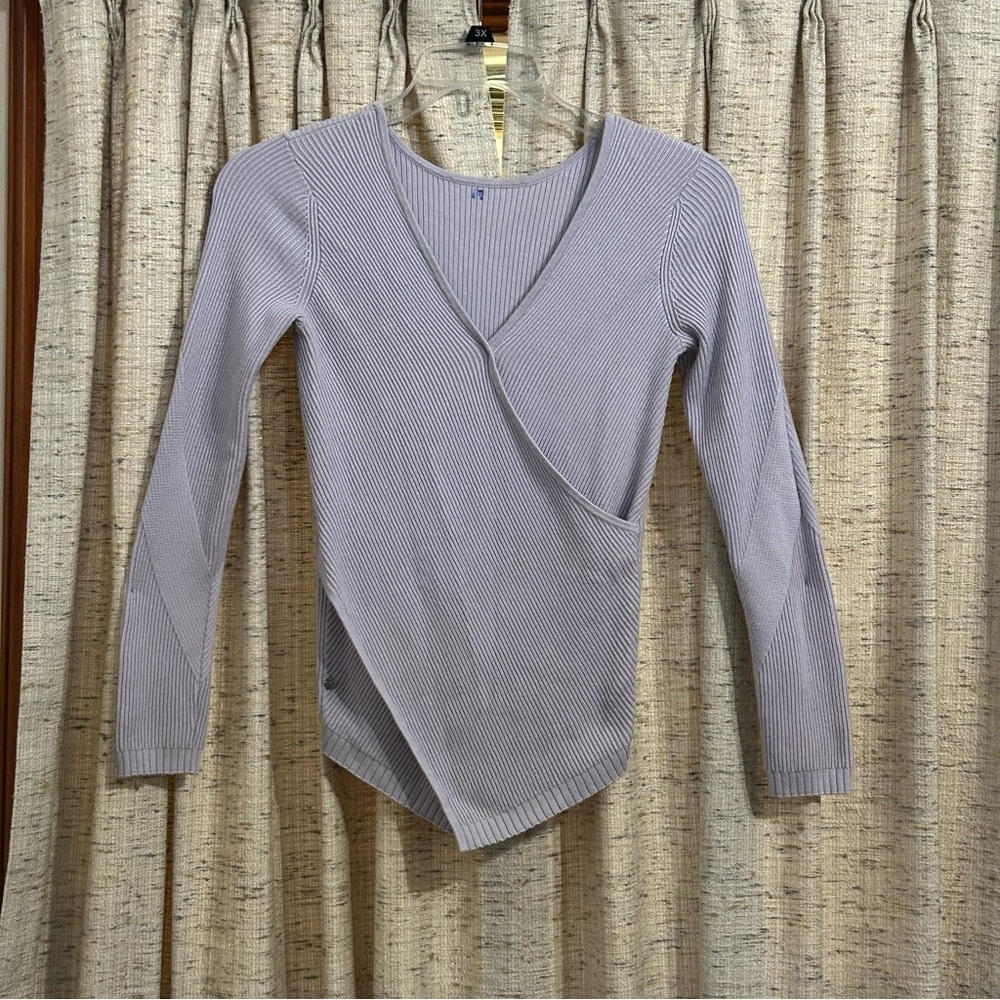 Lululemon Wrap It Back Sweater - Faint Lavender